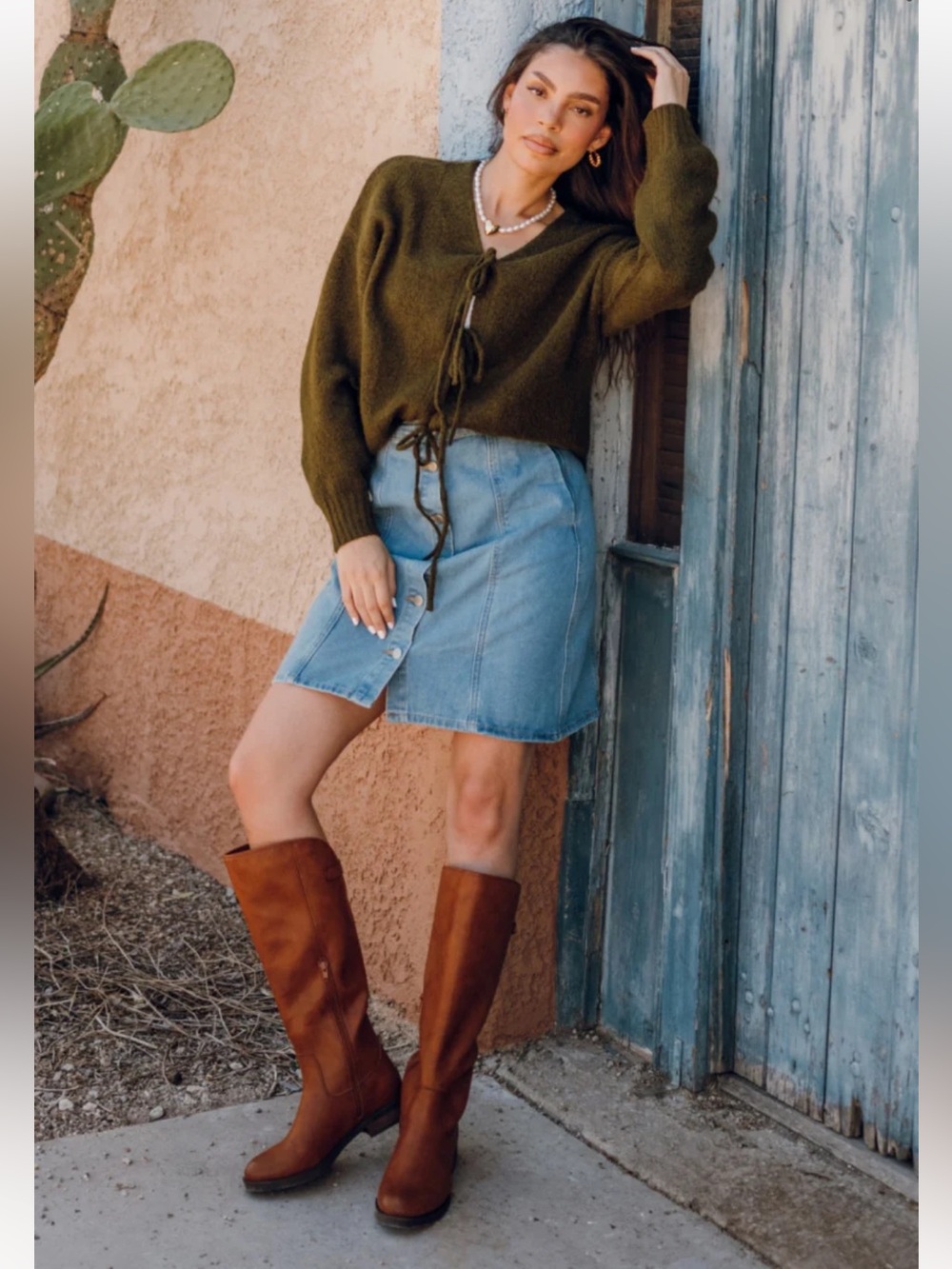 Frye & Co Kellie Button Tall Cognac Riding Boots Women’s Size 8